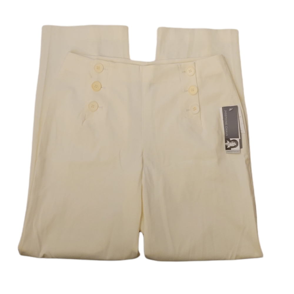 NWT! Josephine Chaus Ivory Casual Pants 12